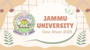 Jammu University Date Sheet 2025 Announced @ coeju.com Details Here Jammu University Date Sheet 2025 Announced @ coeju.com Details Here