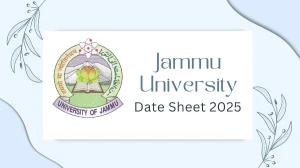 Jammu University Date Sheet 2025 Announced @ coeju.com Details Here Jammu University Date Sheet 2025 Announced @ coeju.com Details Here