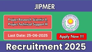 JIPMER Recruitment 2025 - Apply Offline for 02 Project Research Scientist II, Project Technical Support III Posts JIPMER Recruitment 2025 - Apply Offline for 02 Project Research Scientist II, Project Technical Support III Posts