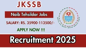 JKSSB Naib Tehsildar Recruitment 2025 - Apply Online for 75 Posts JKSSB Naib Tehsildar Recruitment 2025 - Apply Online for 75 Posts