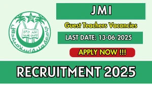 JMI Guest Teachers Recruitment 2025 - Apply Offline for 19 Posts