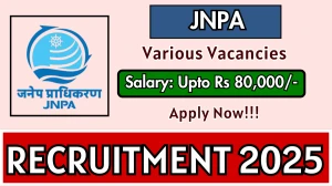 JNPA Recruitment 2025 - Apply Offline for 21 Executive, Field Engineer and Other Posts