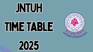 JNTUH Time Table 2025 Announced For 4th Semester @ jntuh.ac.in Details Here