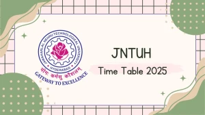 JNTUH Time Table 2025 Announced @ jntuh.ac.in Details Here JNTUH Time Table 2025 Announced @ jntuh.ac.in Details Here