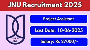 JNU Project Assistant Recruitment 2025 - Apply Offline