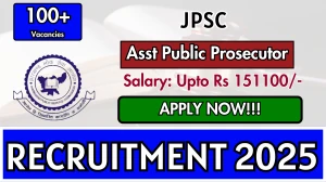 JPSC Assistant Public Prosecutor Recruitment 2025 - Apply Online for 160 Posts