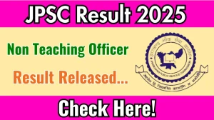 JPSC Non Teaching Officer Result 2025 Out at jpsc.gov.in, Direct Link to Download Result PDF Here JPSC Non Teaching Officer Result 2025 Out at jpsc.gov.in, Direct Link to Download Result PDF Here