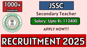 JSSC Jharkhand Secondary Teacher Recruitment 2025 - Apply Online for 1373 Posts JSSC Jharkhand Secondary Teacher Recruitment 2025 - Apply Online for 1373 Posts