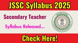 JSSC Secondary Teacher Syllabus 2025 Out Direct Link to Download Syllabus PDF here JSSC Secondary Teacher Syllabus 2025 Out Direct Link to Download Syllabus PDF here