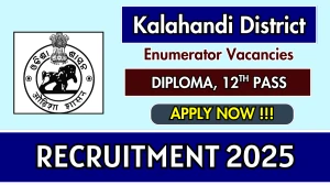 Kalahandi District Enumerator Recruitment 2025 - Apply Offline for 35 Posts Kalahandi District Enumerator Recruitment 2025 - Apply Offline for 35 Posts