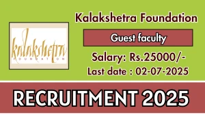 Kalakshetra Foundation Guest faculty Recruitment 2025 - Apply Offline