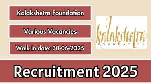 Kalakshetra Foundation Recruitment 2025 – Walk in for 05 PGT, TGT and More Posts Kalakshetra Foundation Recruitment 2025 – Walk in for 05 PGT, TGT and More Posts