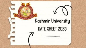 Kashmir University Date Sheet 2025 Announced @ uok.edu.in Details Here Kashmir University Date Sheet 2025 Announced @ uok.edu.in Details Here