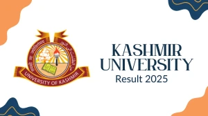 Kashmir University Result 2025 Released at uok.edu.in Direct Link to Download 2nd, 4th, 6th, 7th, 8th Sem Result
