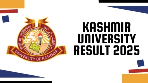 Kashmir University Result 2025 Released at uok.edu.in Direct Link to Download 2nd, 4th, 6th, 7th Sem Result