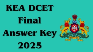 KEA DCET Final 2025 Answer Key OUT at cetonline.karnataka.gov.in Download PDF