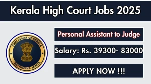 Kerala High Court Personal Assistant to Judge Recruitment 2025 - Apply Offline Kerala High Court Personal Assistant to Judge Recruitment 2025 - Apply Offline