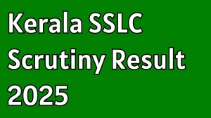 Kerala SSLC Scrutiny Result 2025 Out at keralaresults.nic.in How to check Results Here