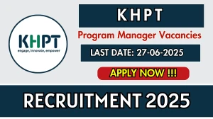 KHPT Program Manager Recruitment 2025 - Apply Online