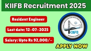 KIIFB Resident Engineer Recruitment 2025 - Apply Online for 10 Posts KIIFB Resident Engineer Recruitment 2025 - Apply Online for 10 Posts