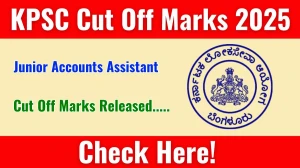 KPSC Junior Accounts Assistant Cut Off Marks 2025 has released: Check Cut off Marks here kpsc.kar.nic.in KPSC Junior Accounts Assistant Cut Off Marks 2025 has released: Check Cut off Marks here kpsc.kar.nic.in