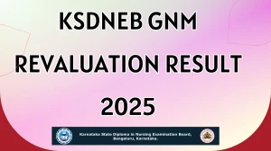KSDNEB GNM Revaluation Result 2025 Out at ksdneb.org Direct Link to Download Result