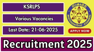 KSRLPS Recruitment 2025 - Apply Online for 19 Office Assistant, Block Manager and Other Posts KSRLPS Recruitment 2025 - Apply Online for 19 Office Assistant, Block Manager and Other Posts