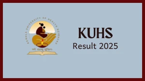 KUHS Result 2025 Released at kuhs.ac.in Direct Link to Download PG Course Result