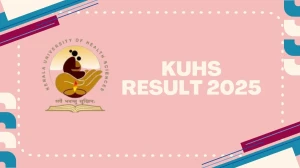 KUHS Result 2025 Released at kuhs.ac.in Direct Link to Download UG Course Result KUHS Result 2025 Released at kuhs.ac.in Direct Link to Download UG Course Result