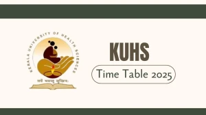 KUHS Time Table 2025 Announced @ kuhs.ac.in Details Here
