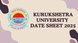 Kurukshetra University Date Sheet 2025 Announced @ kuk.ac.in Details Here Kurukshetra University Date Sheet 2025 Announced @ kuk.ac.in Details Here