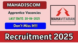 MAHADISCOM Apprentice Recruitment 2025 - Apply Online for 61 Posts