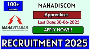 MAHADISCOM Apprentices Recruitment 2025 - Apply Online for 128 Posts