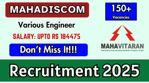 MAHADISCOM Recruitment 2026 - Apply Online for 180 Additional Executive Engineer, Deputy Executive Engineer Posts