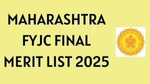 Maharashtra FYJC Final Merit List 2025 Out Today at mahafyjcadmissions.in How to check Merit List Here
