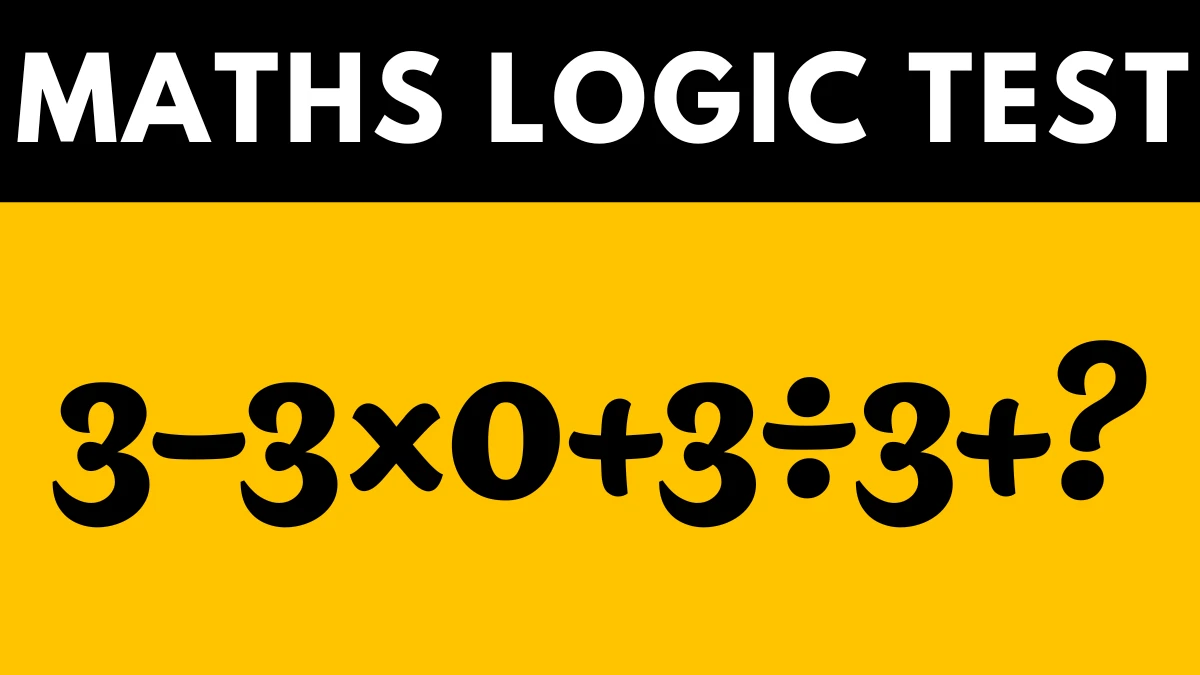 Maths Logic Test: Only 1% of high-IQ geniuses can solve this math puzzle without a calculator in 6 seconds