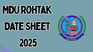 MDU Rohtak Date Sheet 2025 Announced For 2nd and 4th Semester @ mdu.ac.in Details Here
