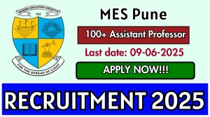 MES Pune Assistant Professor Recruitment 2025 - Apply Online for 136 Posts