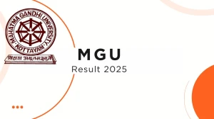 MGU Result 2025 Released at mgu.ac.in Direct Link to Download 1st Sem Result
