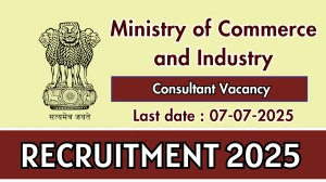 Ministry of Commerce and Industry Consultant Recruitment 2025 - Apply Offline
