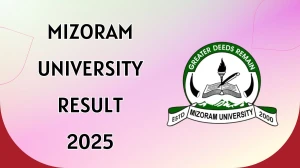 Mizoram University Result 2025 Released at mzu.edu.in Direct Link to Download Third Professional Result