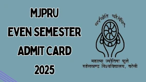 MJPRU Admit Card 2025 OUT mjpruiums.in Check MJPRU Even Semester Hall Ticket Details Here
