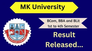 MK University Result 2025 Released at mkuniversity.ac.in Direct Link to Download 1st to 4th Semester Result