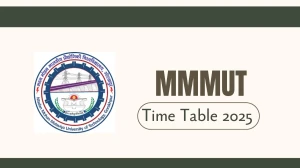 MMMUT Time Table 2025 Announced @ mmmut.ac.in Details Here