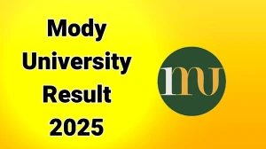 Mody University Result 2025 Released at modyuniversity.ac.in Direct Link to Download Diploma in Pharmacy Result