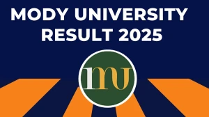 Mody University Result 2025 Released at modyuniversity.ac.in Direct Link to Download UG Course Result