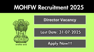 MOHFW Director Recruitment 2025 - Apply Offline