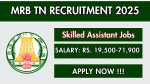 MRB TN Skilled Assistant Grade II Recruitment 2025 - Apply Online