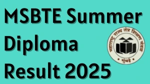 MSBTE Summer Diploma Result 2025 Out at msbte.ac.in Direct Link to Download Result
