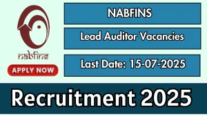 NABFINS Lead Auditor Recruitment 2025 - Apply Online